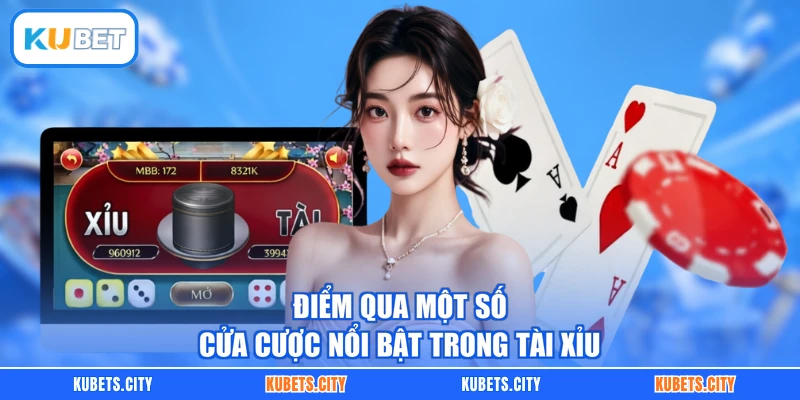Điểm qua một số cửa cược nổi bật trong Tài Xỉu
